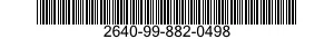 2640-99-882-0498 PATCH,STANDARD,SIZE 2640998820498 998820498