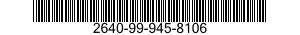 2640-99-945-8106 CAP,PNEUMATIC TYRE 2640999458106 999458106