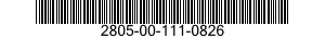2805-00-111-0826  2805001110826 001110826