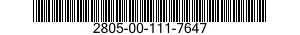 2805-00-111-7647  2805001117647 001117647