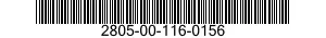 2805-00-116-0156  2805001160156 001160156