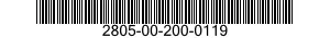 2805-00-200-0119 PIN,PISTON 2805002000119 002000119