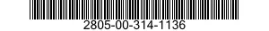 2805-00-314-1136  2805003141136 003141136