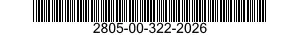 2805-00-322-2026  2805003222026 003222026