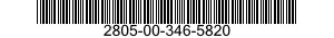 2805-00-346-5820 GASKET SET 2805003465820 003465820