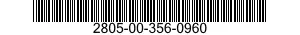 2805-00-356-0960 TAPPET,ENGINE POPPET VALVE 2805003560960 003560960