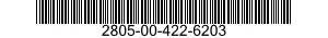 2805-00-422-6203 VALVE,POPPET,ENGINE 2805004226203 004226203