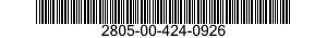 2805-00-424-0926  2805004240926 004240926