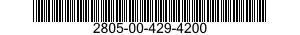2805-00-429-4200 RING SET,PISTON 2805004294200 004294200