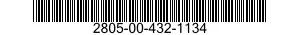 2805-00-432-1134 VALVE,POPPET,ENGINE 2805004321134 004321134