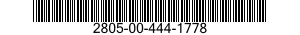 2805-00-444-1778 VALVE,POPPET,ENGINE 2805004441778 004441778