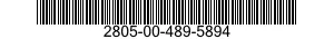 2805-00-489-5894 VALVE,POPPET,ENGINE 2805004895894 004895894