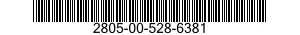 2805-00-528-6381 VALVE,POPPET,ENGINE 2805005286381 005286381