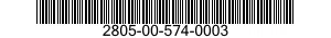 2805-00-574-0003  2805005740003 005740003