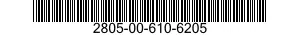 2805-00-610-6205 VALVE,GLOBE 2805006106205 006106205