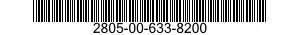 2805-00-633-8200 BOLT,MACHINE 2805006338200 006338200