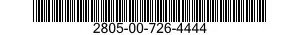 2805-00-726-4444  2805007264444 007264444