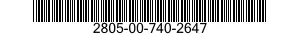 2805-00-740-2647  2805007402647 007402647