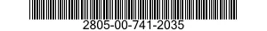 2805-00-741-2035  2805007412035 007412035