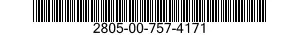 2805-00-757-4171 VALVE,POPPET,ENGINE 2805007574171 007574171