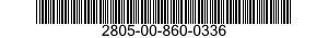 2805-00-860-0336 MOUNT SHOCK ABSORBING 2805008600336 008600336
