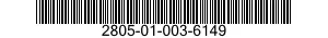 2805-01-003-6149 BAFFLE,CYLINDER,UPPER 2805010036149 010036149