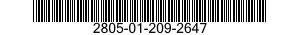 2805-01-209-2647 ENGINE,GASOLINE 2805012092647 012092647