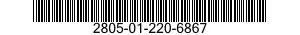 2805-01-220-6867 CRANKSHAFT,ENGINE 2805012206867 012206867