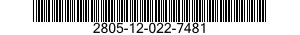 2805-12-022-7481  2805120227481 120227481
