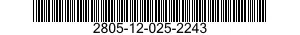 2805-12-025-2243  2805120252243 120252243