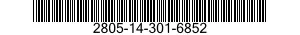 2805-14-301-6852 RING,PISTON 2805143016852 143016852