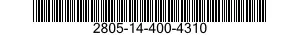 2805-14-400-4310 FLYWHEEL,ENGINE 2805144004310 144004310