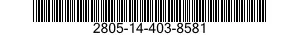 2805-14-403-8581 CYLINDER HEAD,GASOLINE ENGINE 2805144038581 144038581