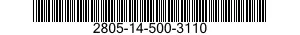 2805-14-500-3110 PISTON,INTERNAL COMBUSTION ENGINE 2805145003110 145003110