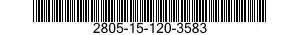 2805-15-120-3583 PIPE,INTAKE 2805151203583 151203583
