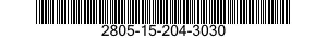 2805-15-204-3030 TRIM TAB,GEARCASE 2805152043030 152043030