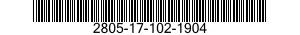 2805-17-102-1904 OUTBOARD MOTOR,GASOLINE 2805171021904 171021904