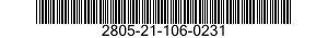 2805-21-106-0231  2805211060231 211060231
