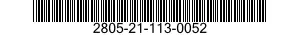 2805-21-113-0052 BOLT,FLUID PASSAGE 2805211130052 211130052