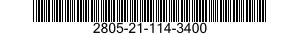 2805-21-114-3400 CONNECTOR,MULTIPLE, 2805211143400 211143400