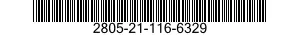 2805-21-116-6329 TUBE ASSEMBLY,METAL 2805211166329 211166329