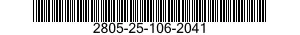 2805-25-106-2041 RING,PISTON 2805251062041 251062041