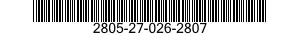 2805-27-026-2807 PIPE,INTAKE 2805270262807 270262807