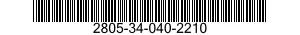 2805-34-040-2210 TAPPET,ENGINE POPPET VALVE 2805340402210 340402210