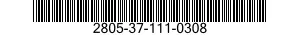 2805-37-111-0308 PUSH ROD,ENGINE POPPET VALVE 2805371110308 371110308