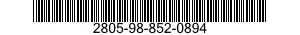 2805-98-852-0894 PISTON,INTERNAL COMBUSTION ENGINE 2805988520894 988520894