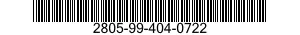2805-99-404-0722  2805994040722 994040722