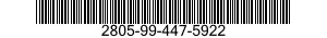 2805-99-447-5922 PIN,PISTON,STANDARD 2805994475922 994475922