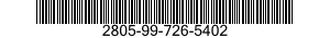 2805-99-726-5402 SCREW,ADJUSTING,VALVE TAPPET 2805997265402 997265402