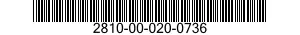2810-00-020-0736  2810000200736 000200736